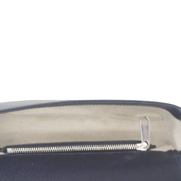 Gucci Ophidia Super Mini GG Supreme Canvas Shoulder Bag Navy Blue 795466 - Picture 12 of 14